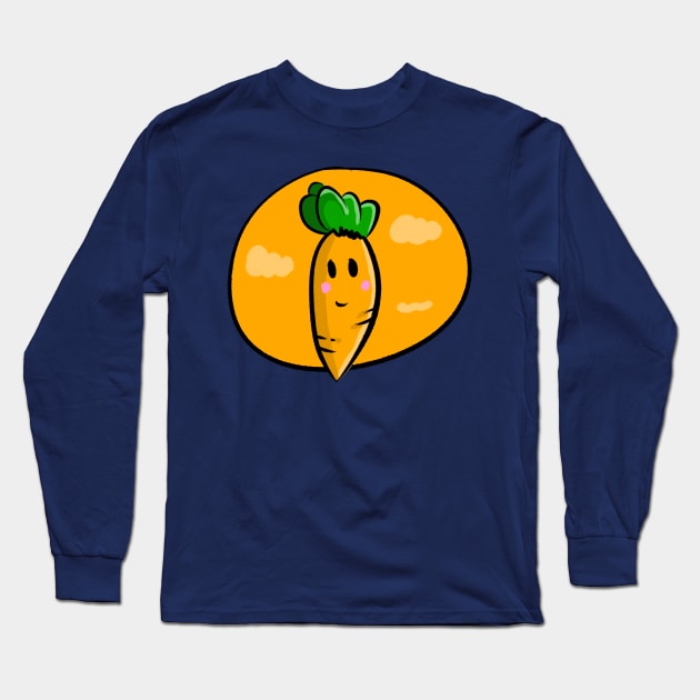 cute carrot Long Sleeve T-Shirt by Winshop